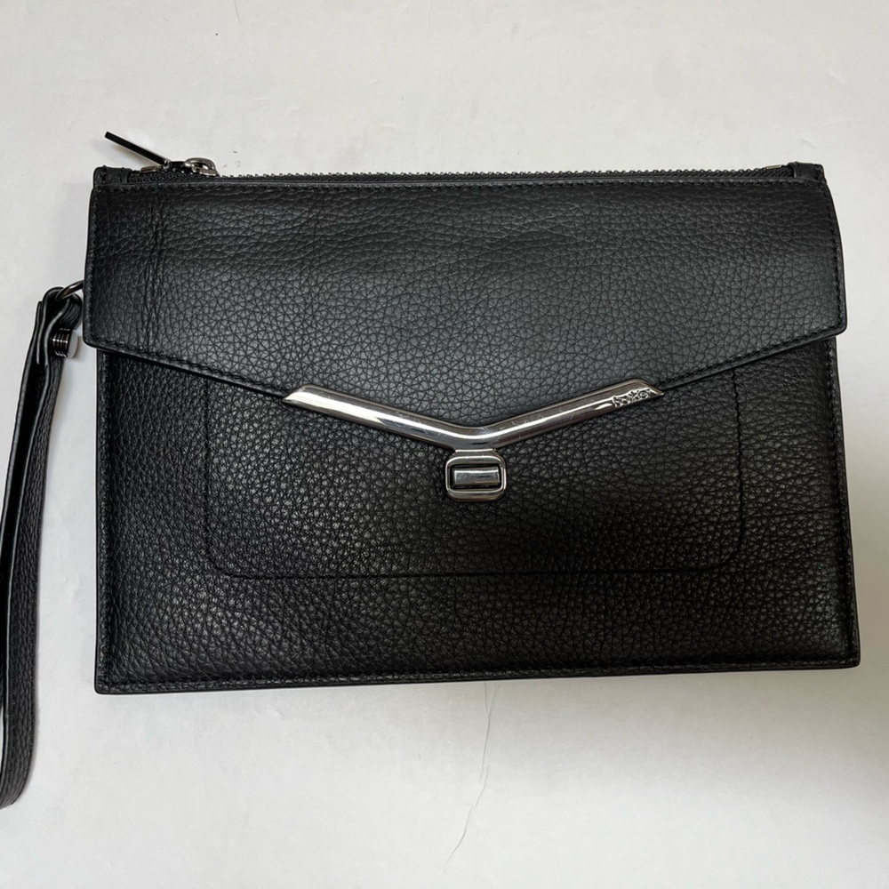 Botkier Leather wristlet clutch wallet